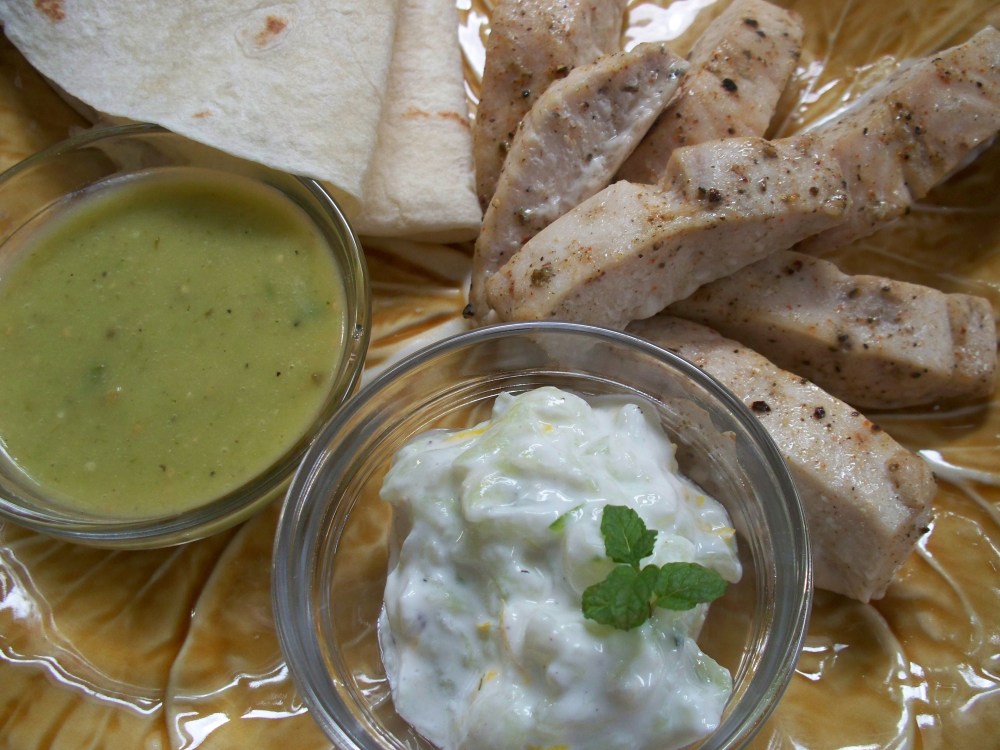 Mahi Mahi Fish Sticks Tomatill Salsa