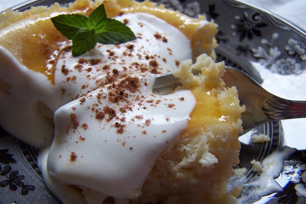 Cheesecake with Yellow Tomato Jam