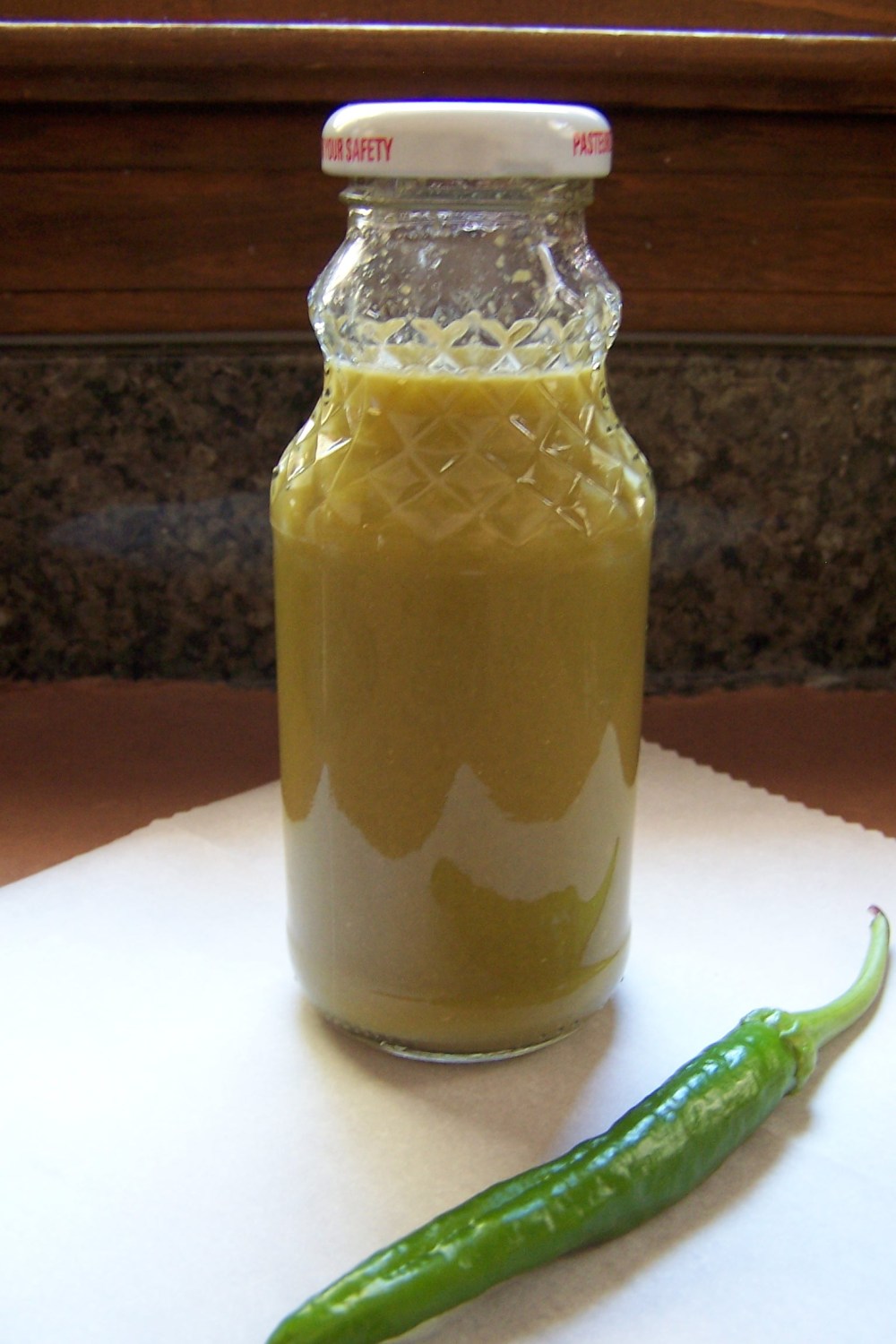Homemade Green Hot Sauce