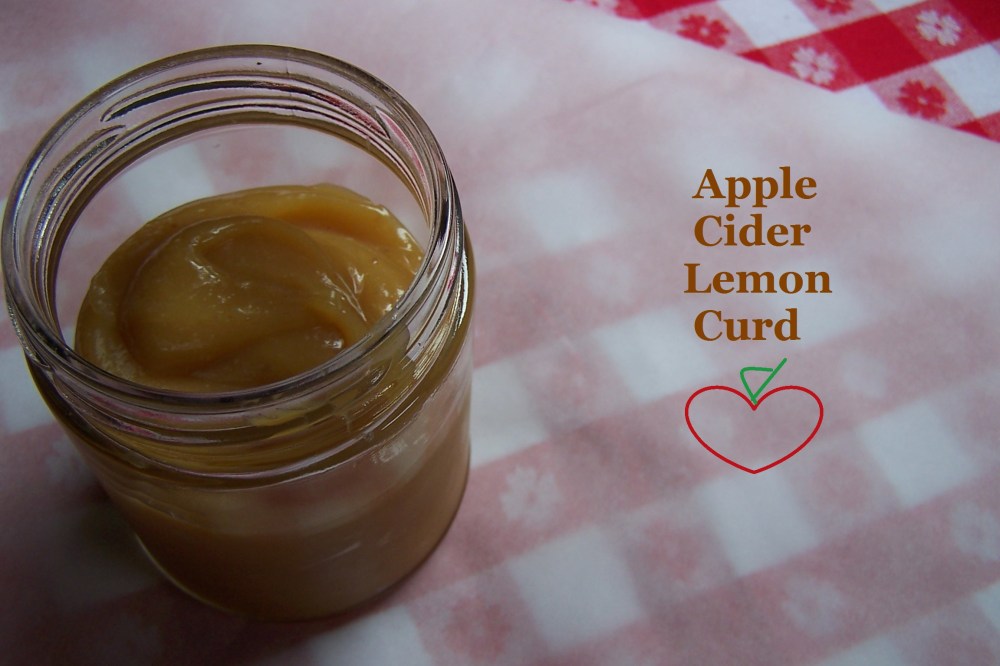 Apple Cider Lemon Curd