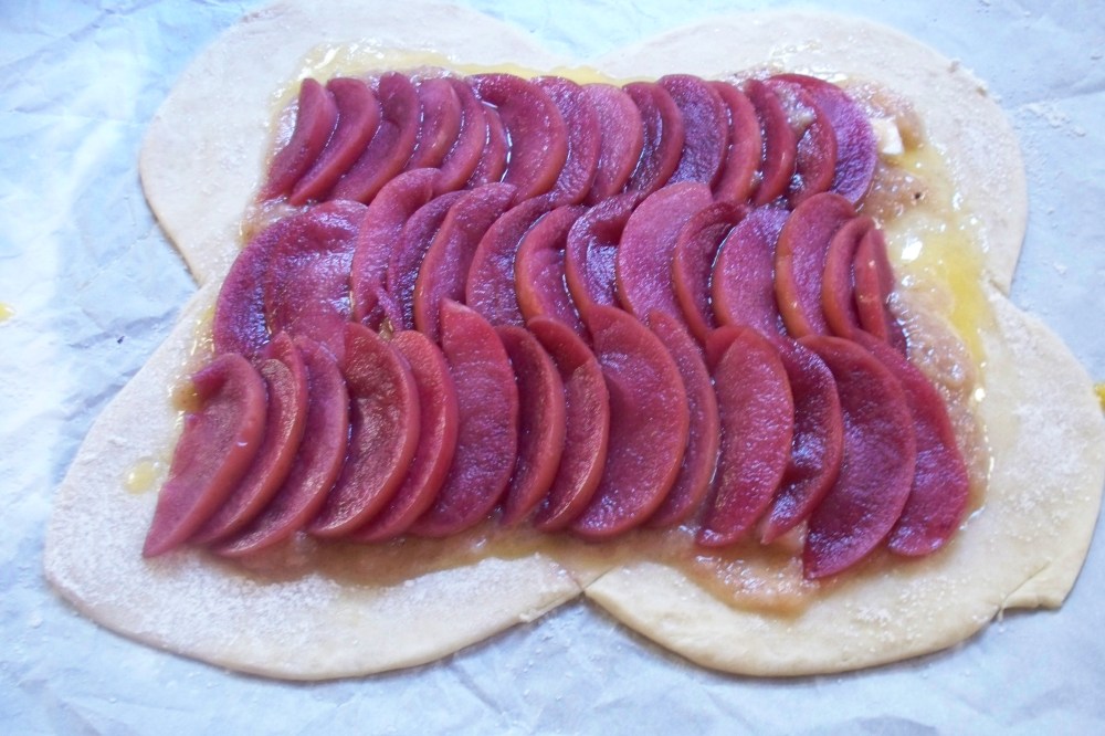 Making Apple Tart Galette