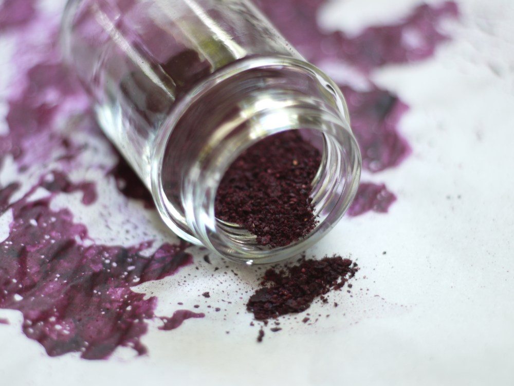 Jar of Blueberry Powder