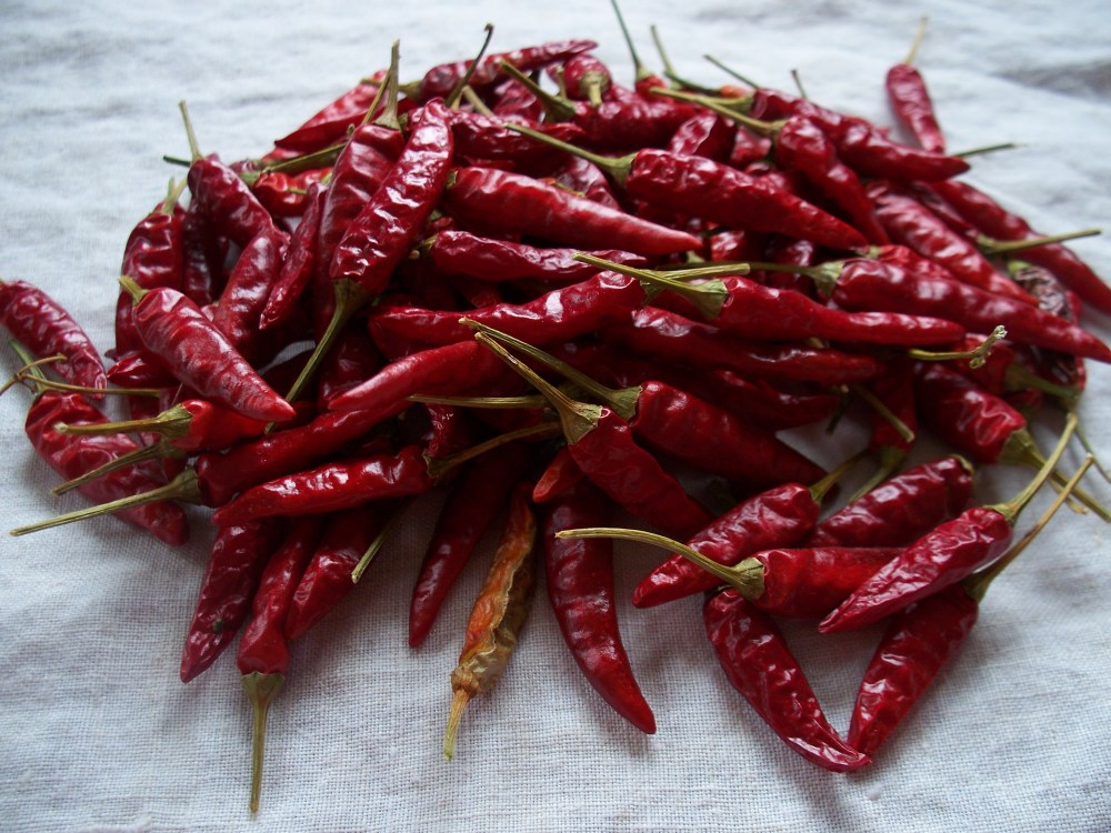 Dried Dragon Cayenne Peppers