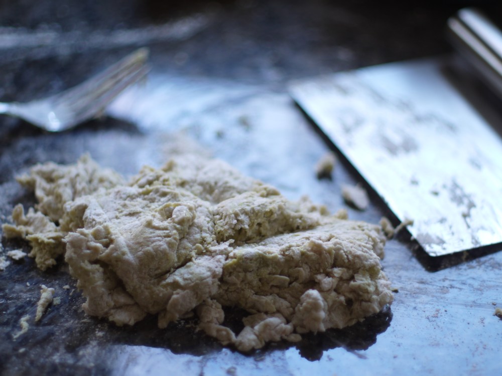 pasta dough for avocado noodles