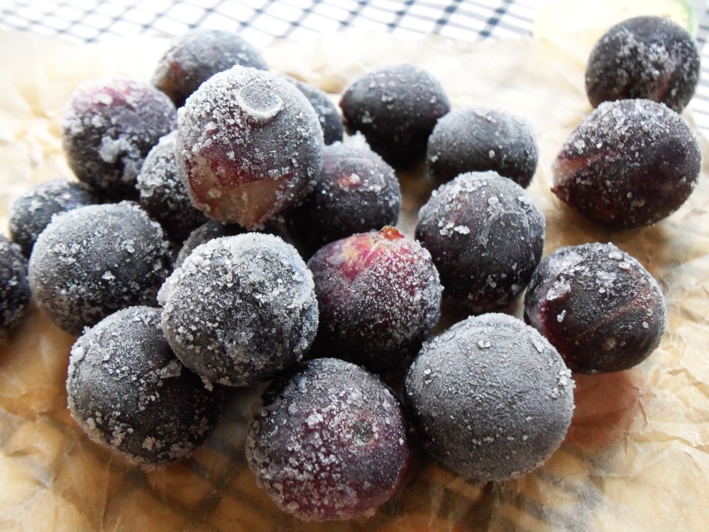 Frozen Muscadine Grapes