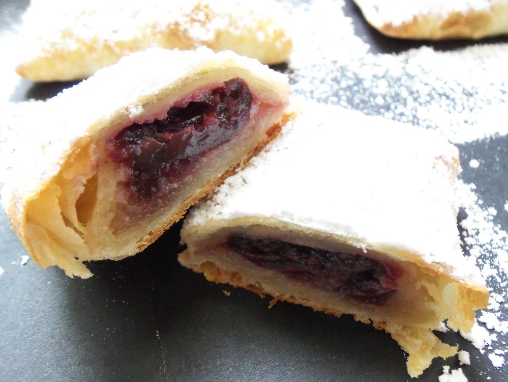 cherry marzipan pastry