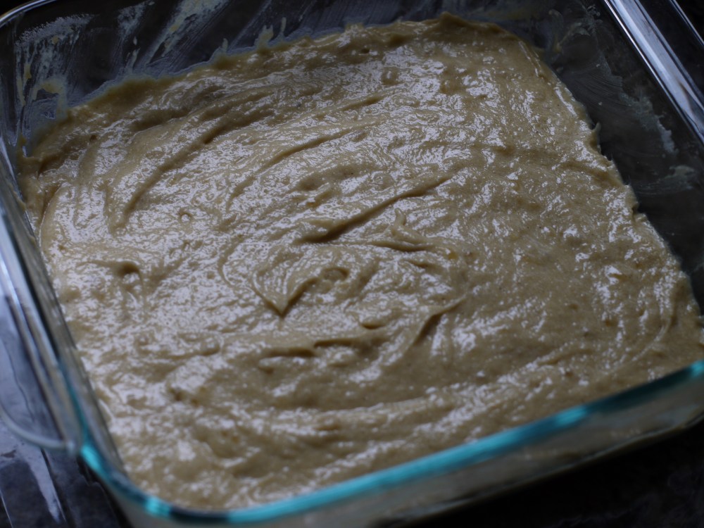 Banana Cake Batter