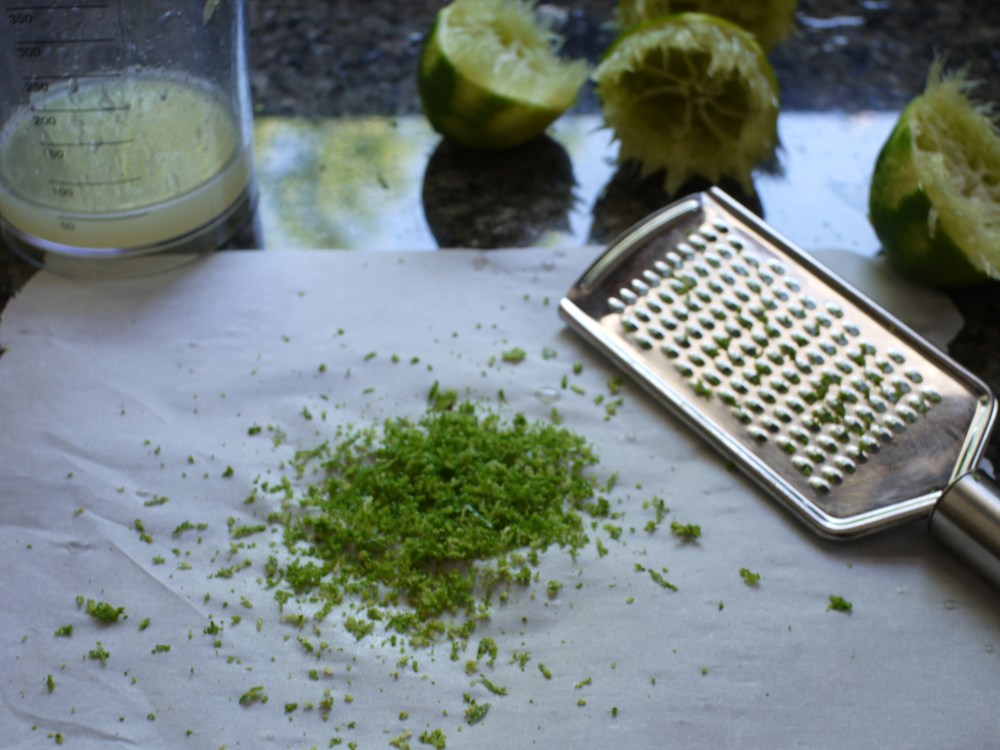 Zesting and Juicing Limes