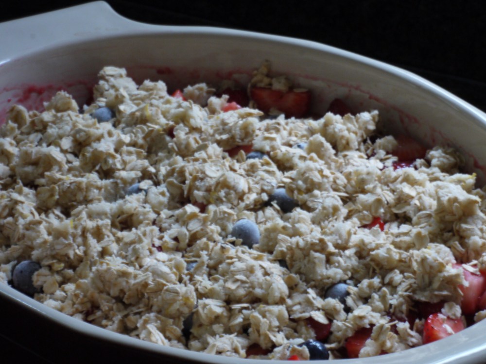 Berry Cobbler in Casserole