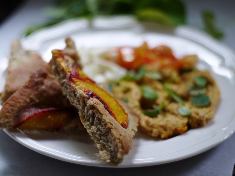 hummus with focaccia