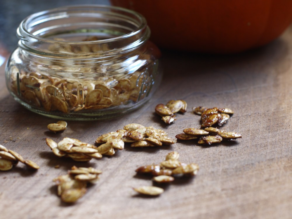 Spiced Roasted Pumpkin Seeds