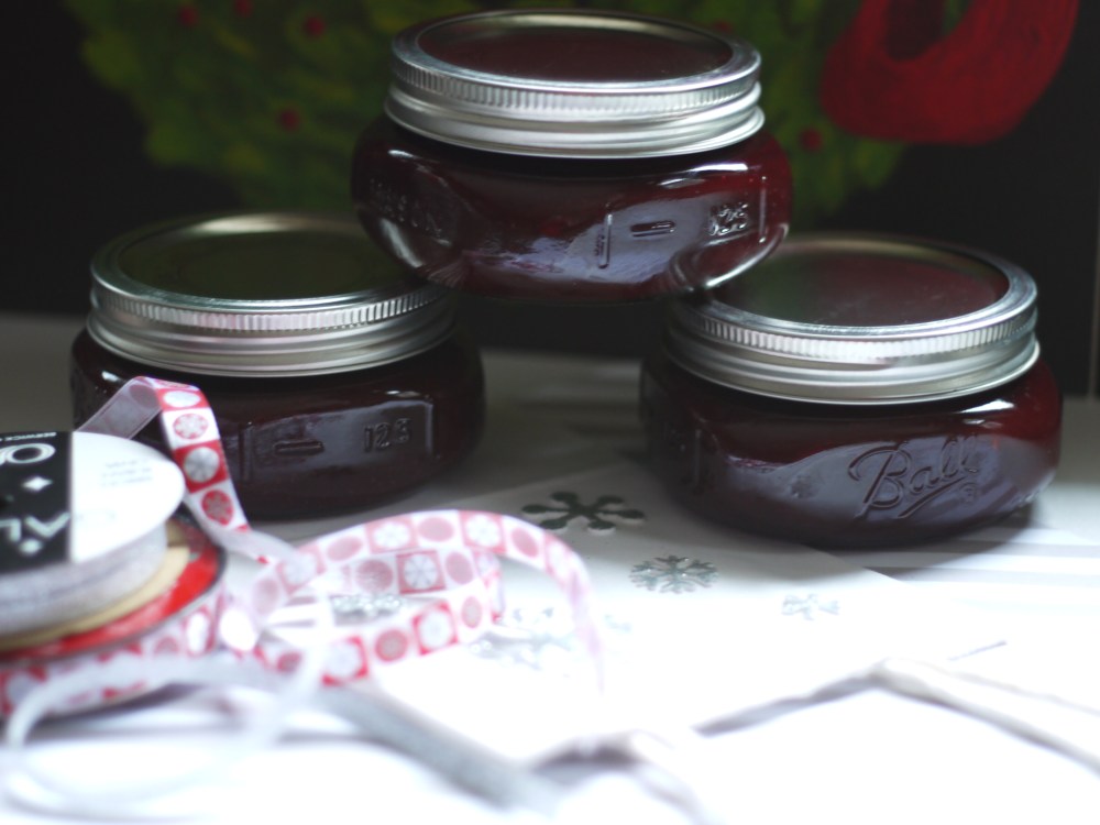 raspberry chocolate jam gift