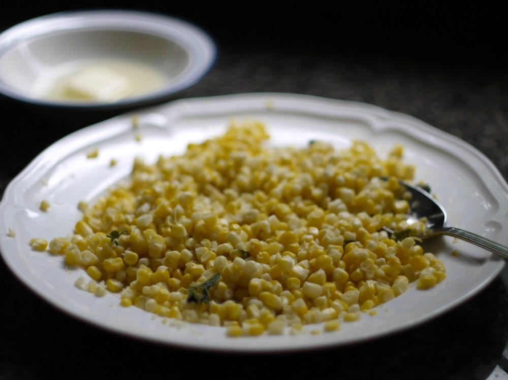cooked corn off cobb